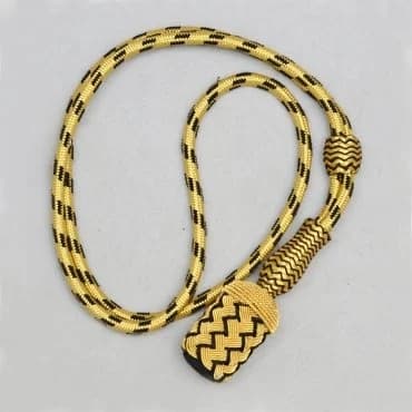 Ceremonial gold bullion sword knot with tassel